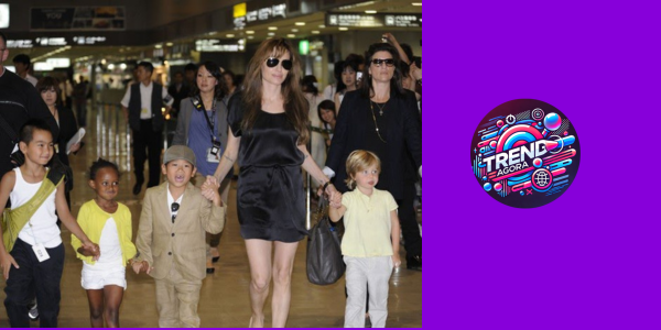 Angelina Jolie e os filhos