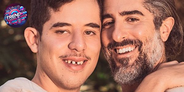 Marcos Mion e o filho Romeo