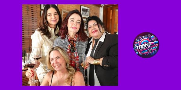 Vera Loyola comemora aniversário com amigos