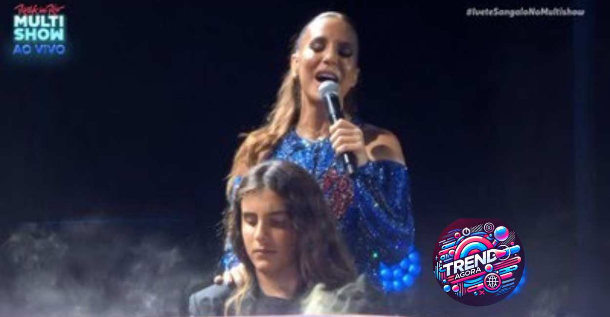 Ivete Sangalo e filho Marcelo Cady