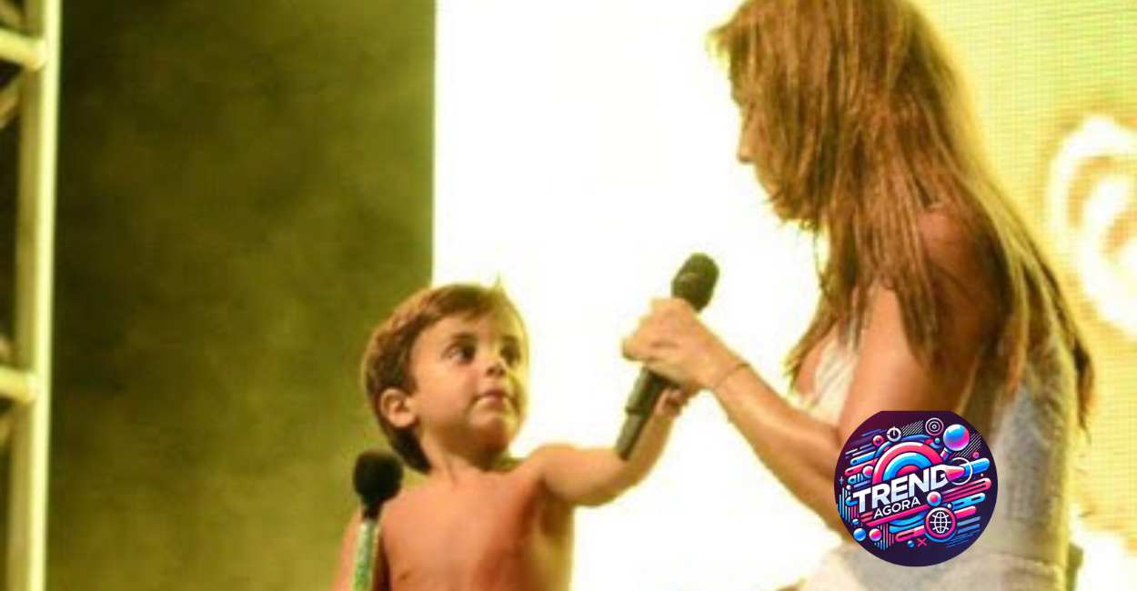 Ivete Sangalo e filho Marcelo Cady