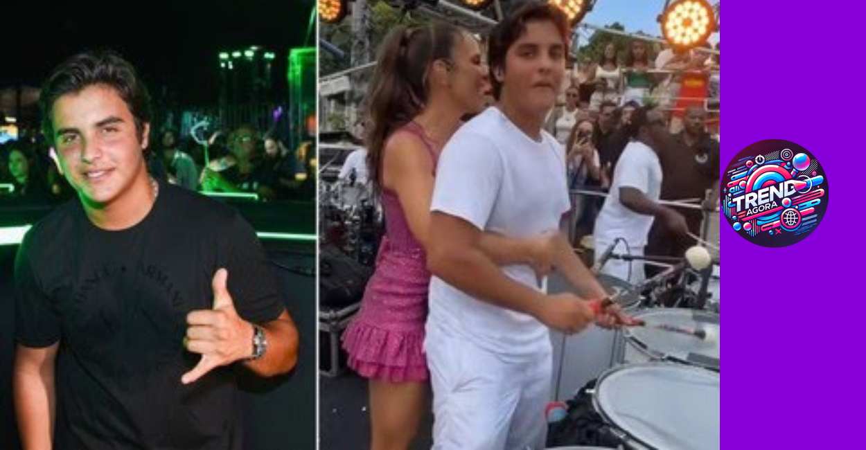 Ivete Sangalo e filho Marcelo Cady