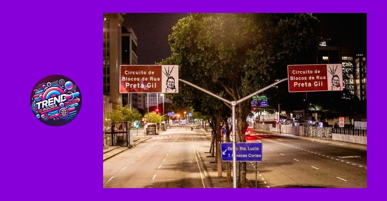 Rua preta Gil no Rio de janeiro