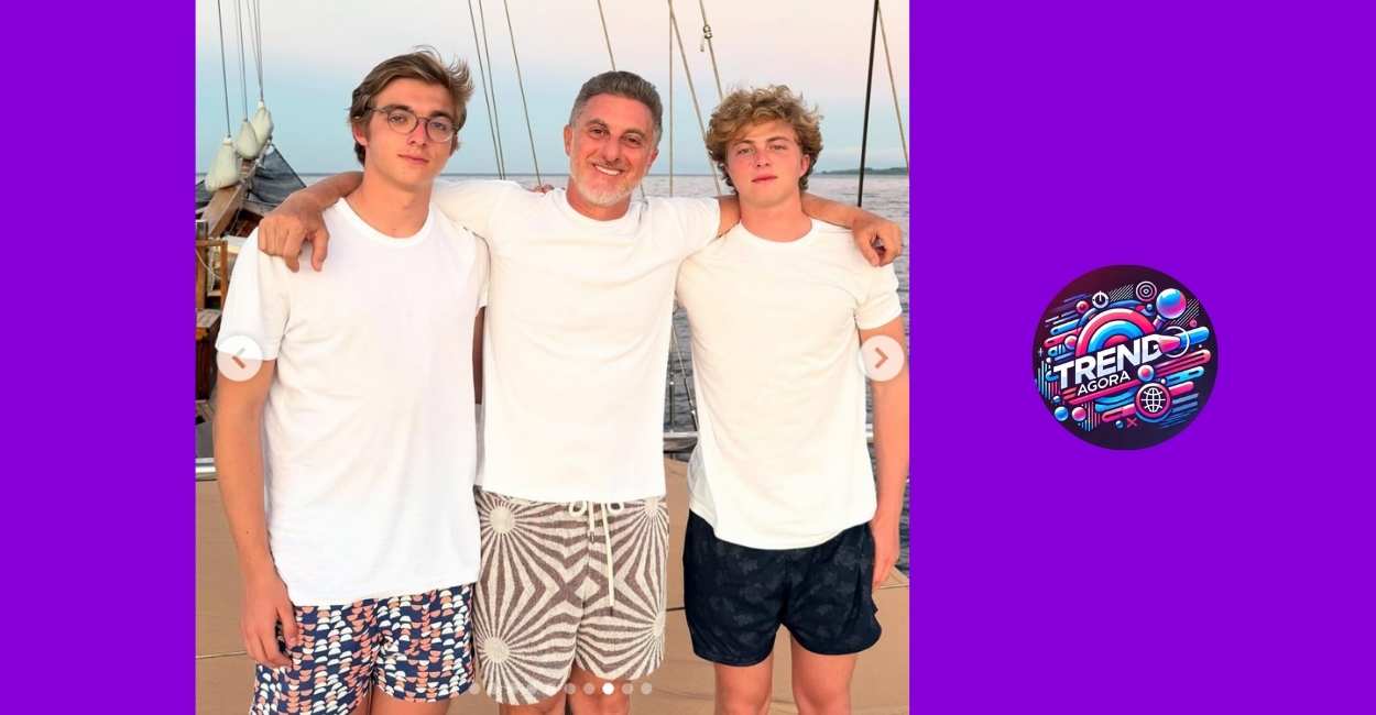 Luciano Huck e filhos