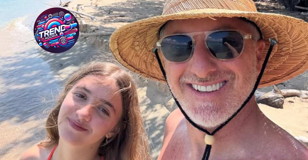 Luciano Huck e filha
