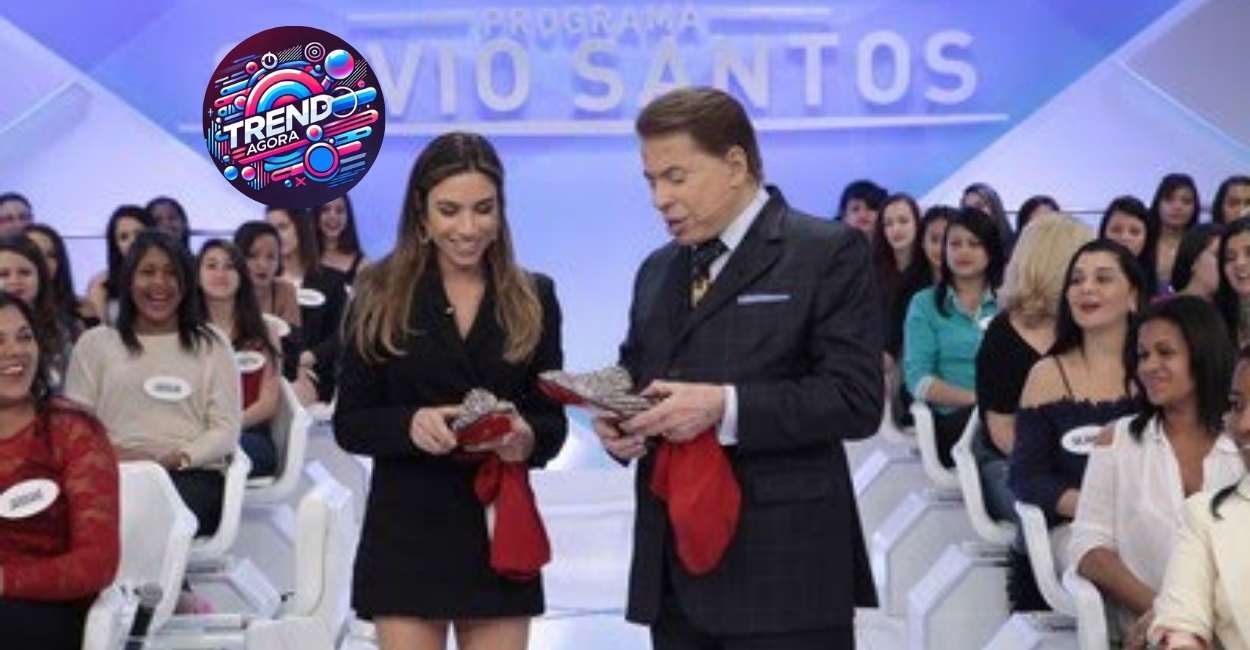 Silvio Santos e filha Patrícia Abravanel