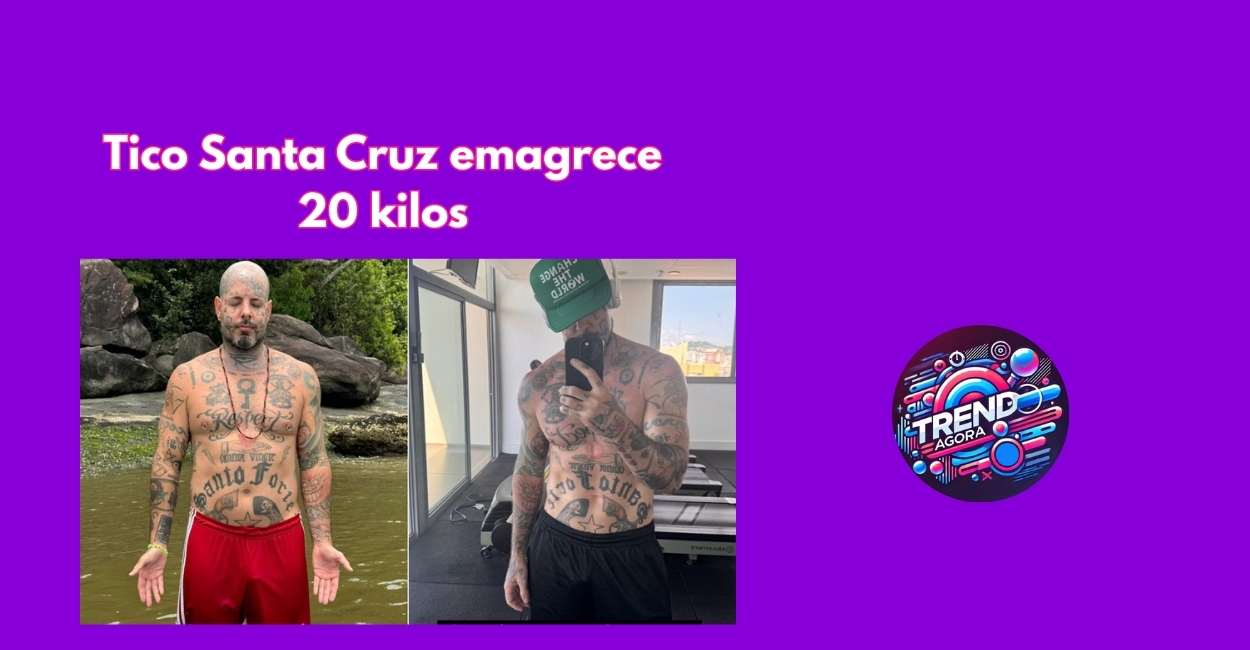 A Verdadeira Virada de Jogo: Tico Santa Cruz Transforma 20kg em Força e Inspira Com História de Superação e Saúde Mental