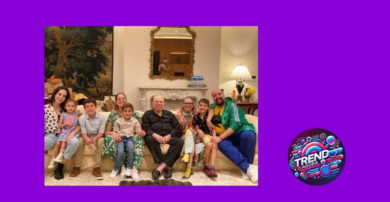 Silvio Santos e família