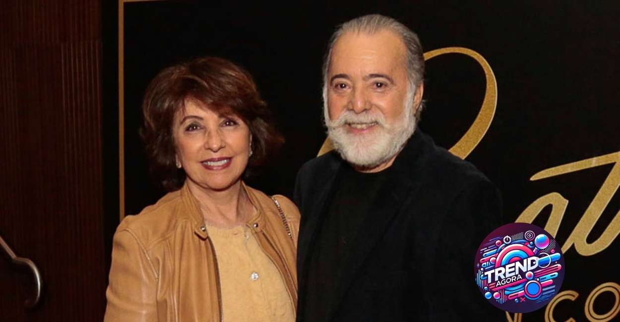 Tony Ramos e esposa
