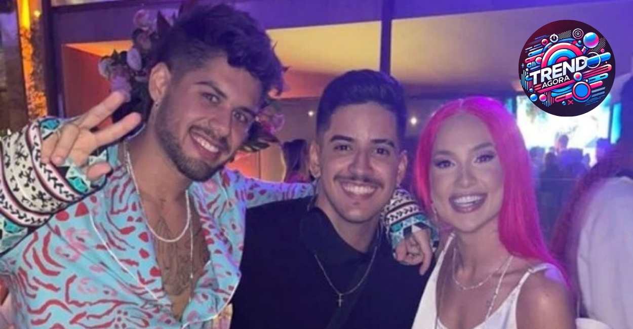 Zé Felipe, Gustavo Alvarenga e Virgínia Fonseca