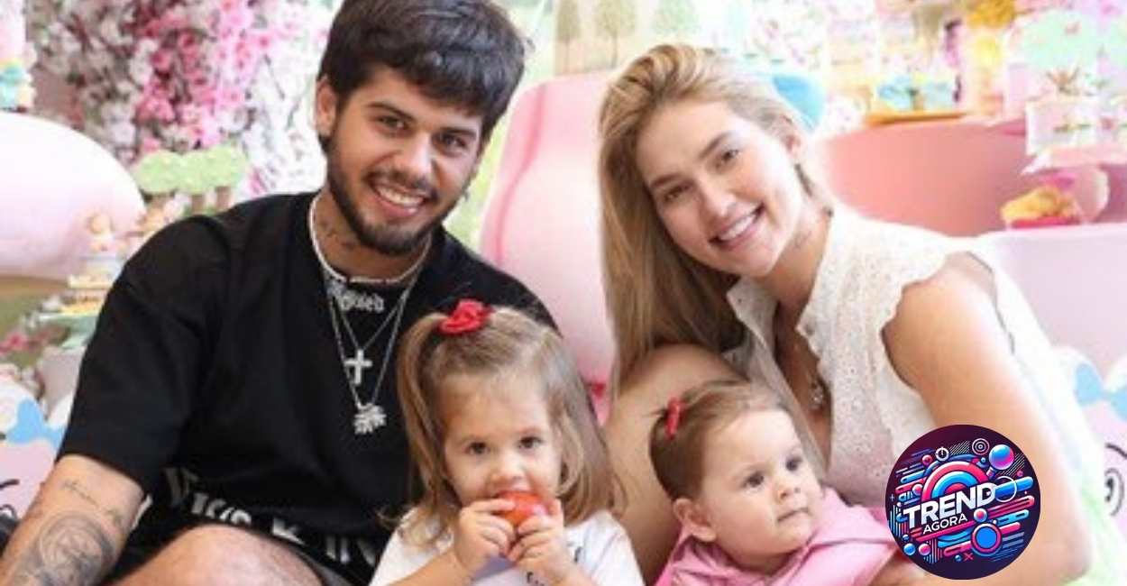 Zé Felipe e Virgínia Fonseca e filhos