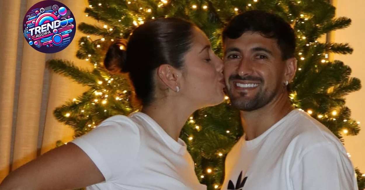 Arrascaeta e esposa Camila Bastiani