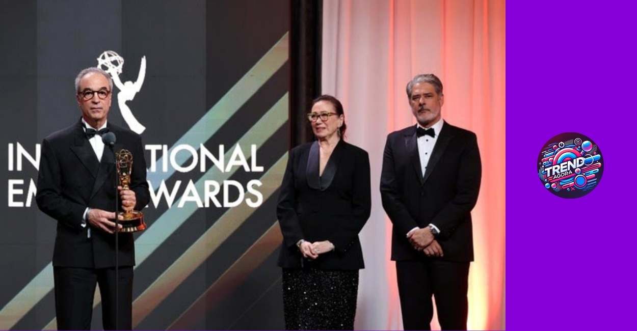 Lilia Cabral e Wilian Bonner Emmy internacional