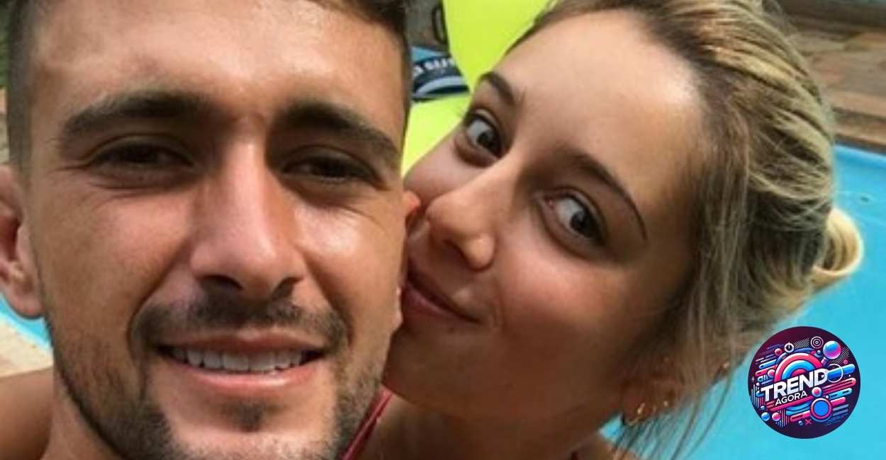 Arrascaeta e esposa Camila Bastiani