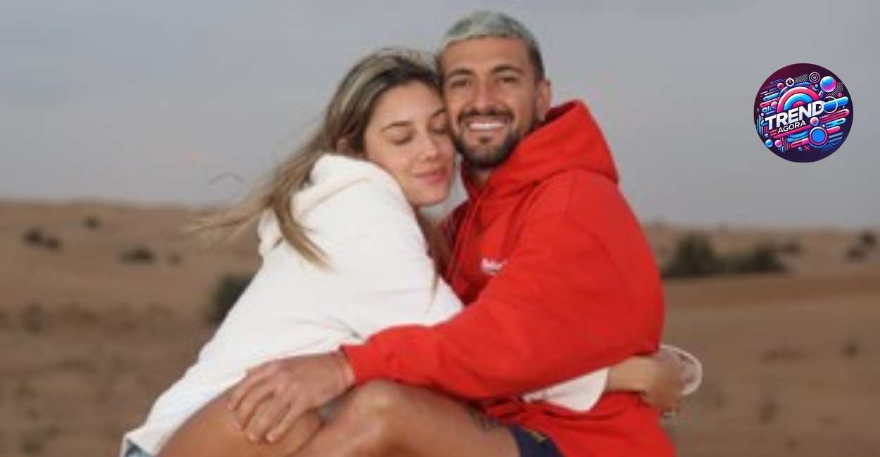 Arrascaeta e esposa Camila Bastiani