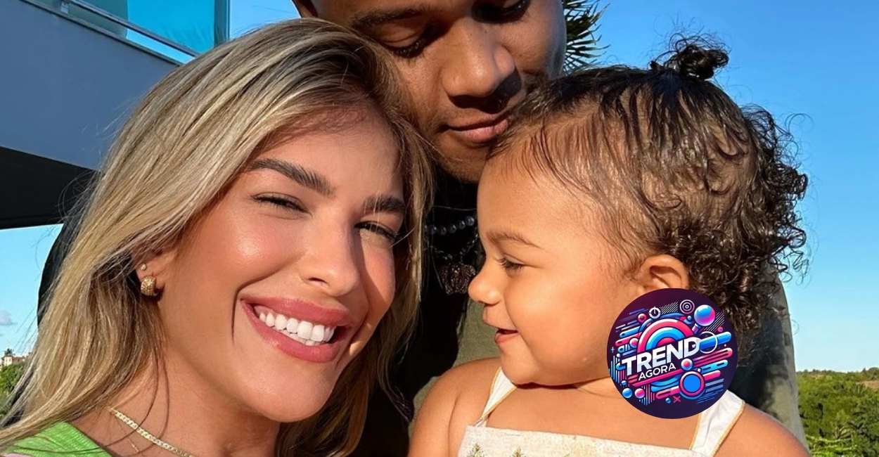 Léo Santana e lori improta e filha