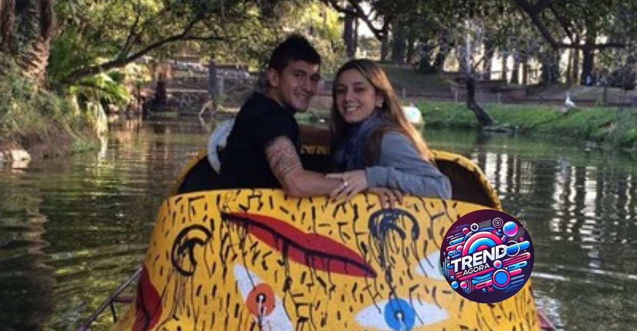Arrascaeta e esposa Camila Bastiani