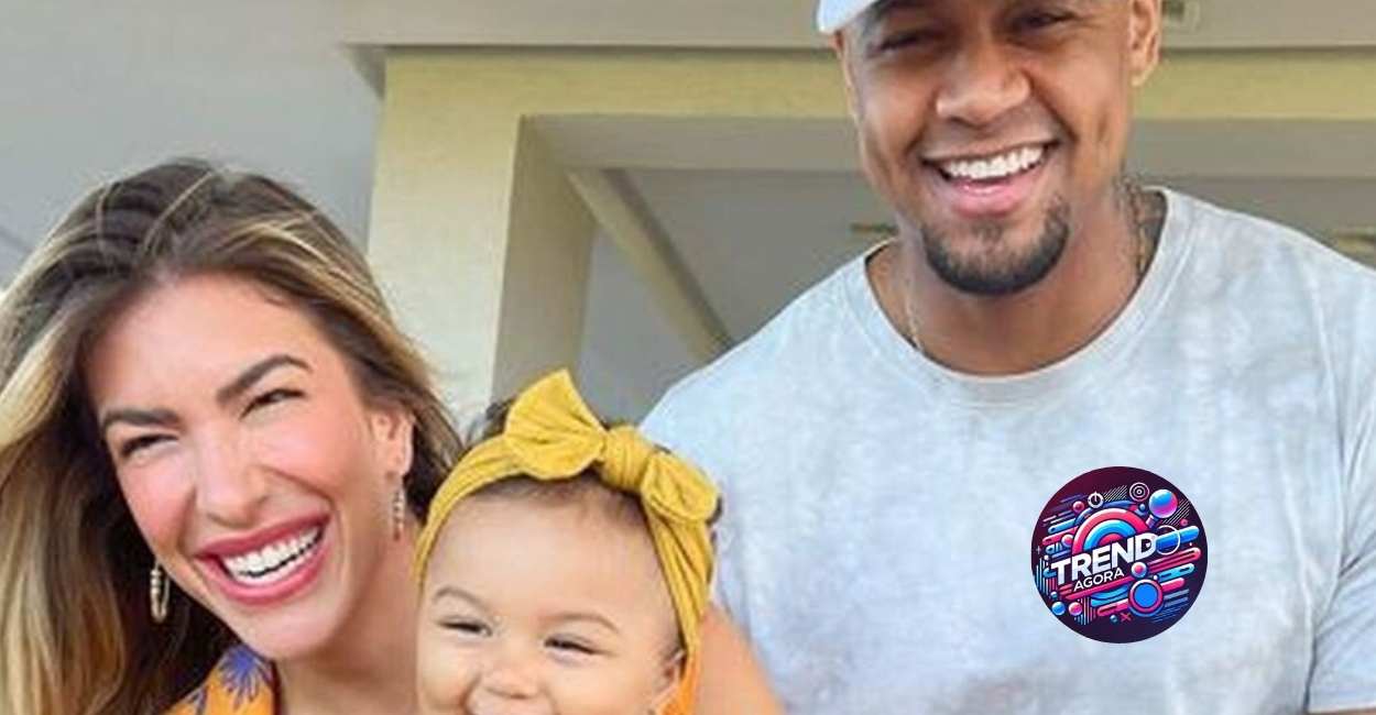 Léo Santana e lori improta e filha
