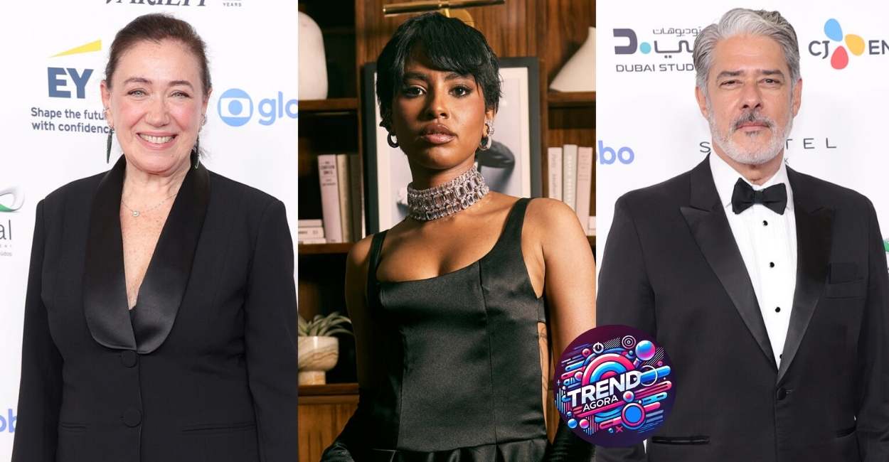 Lilia Cabral, Gabz e Wilian Bonner Emmy internacional