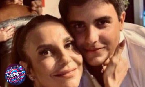Ivete Sangalo e o filho Marcelo Cady 