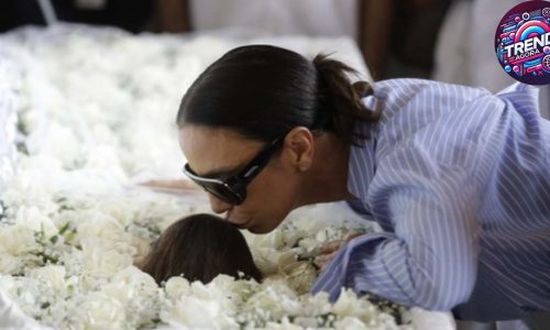 Ivete Sangalo no velório de Preta Gil 